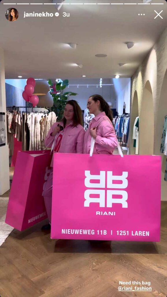 Instagram story Janine Kho