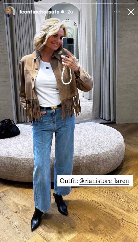Instagram story Leontine Borsato