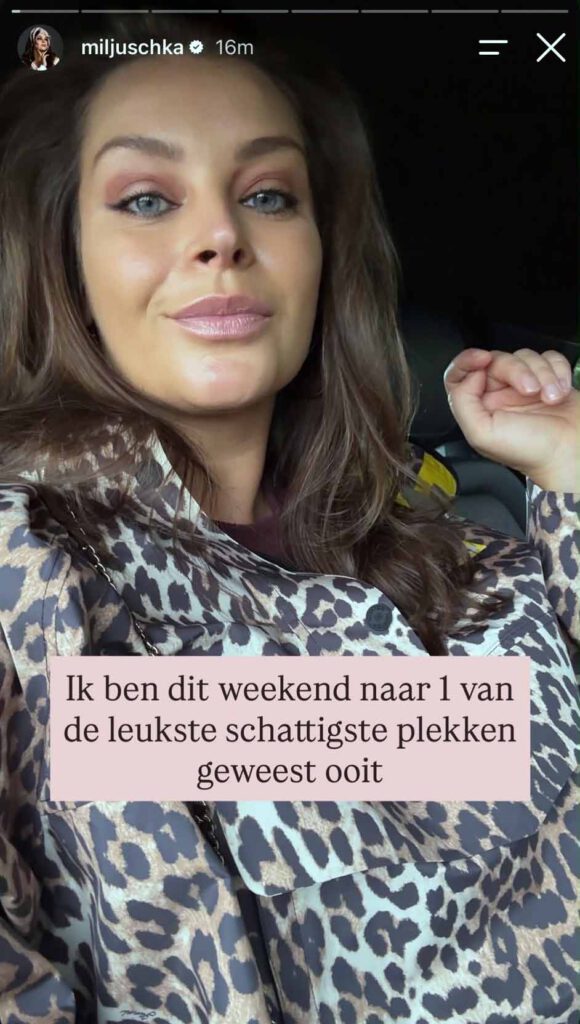 Instagram story Miljuschka